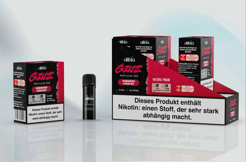 GZUZ - Himbeere Kirsche - 2 x 20mg( Pods) - Smokey-Dealz
