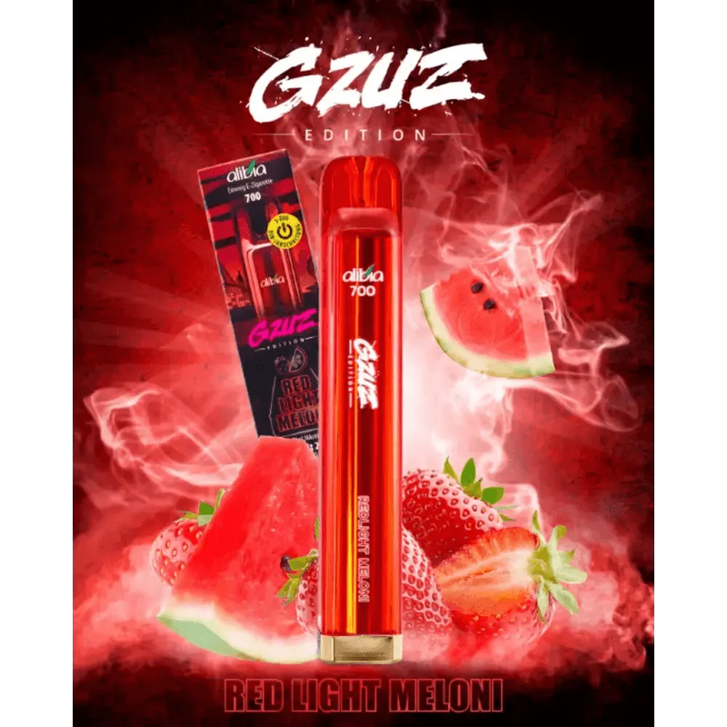 Gzuz V2 - Red Light Meloni - 20 mg Nikotin - Smokey-Dealz