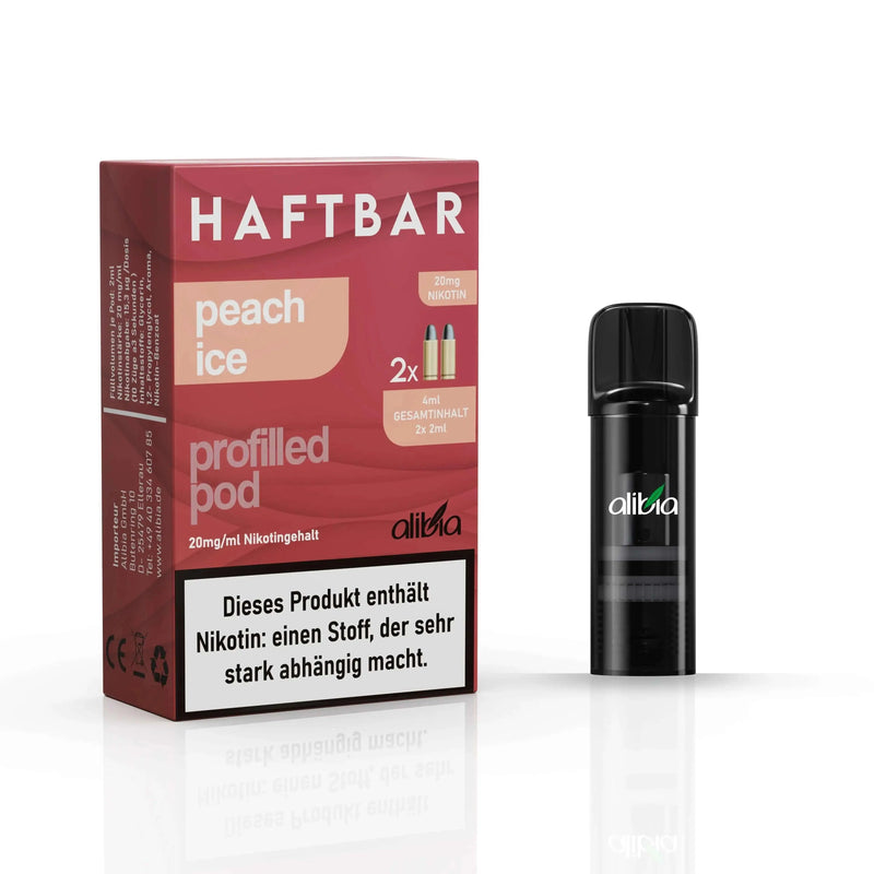 HAFTBAR - peach ice - 2 x 20mg - Ausverkauft - Smokey-Dealz