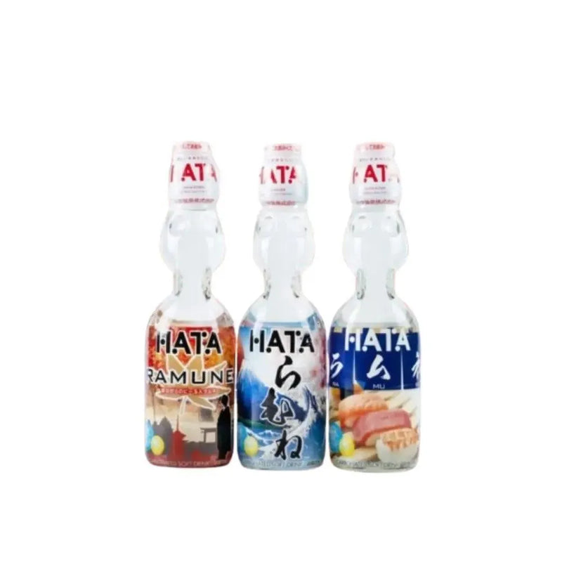HATA - Ramune Japan 5 assorts of 3 (30 * 200 ml.) - Smokey-Dealz