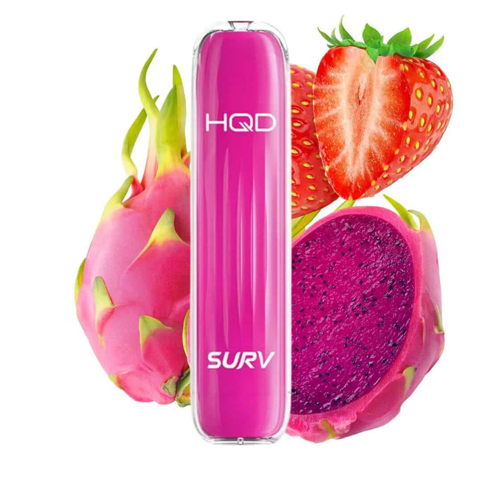 HQD Surv Wave - Dragon Strawberry - 600 Züge