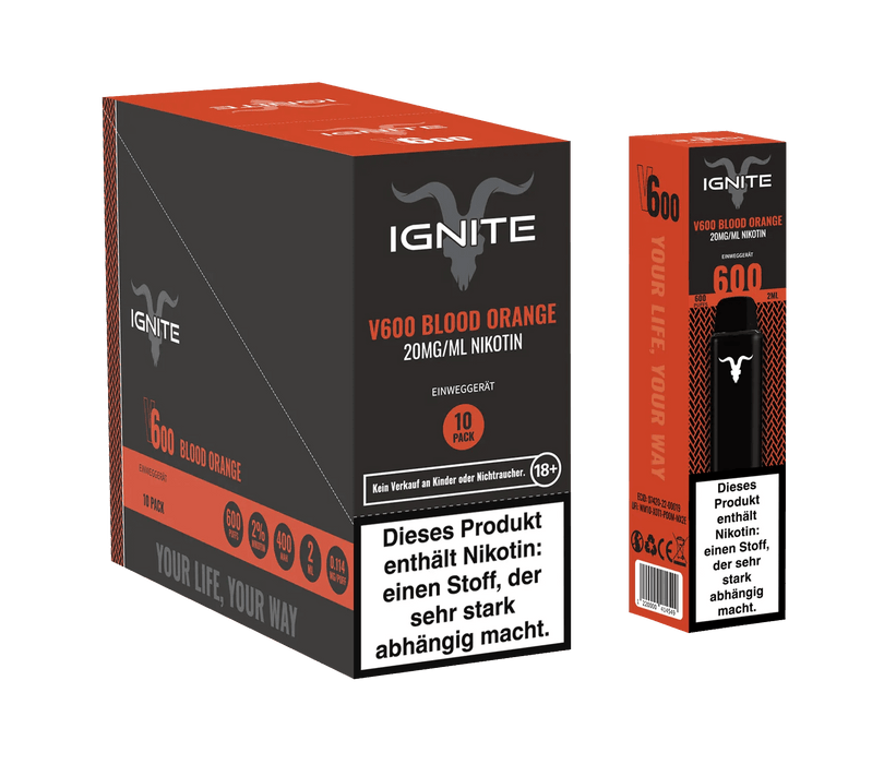 IGNITE - Blood Orange - Smokey-Dealz