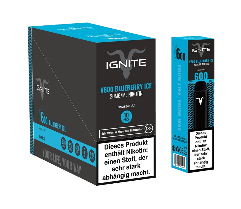 IGNITE - Blueberry Ice - Smokey-Dealz