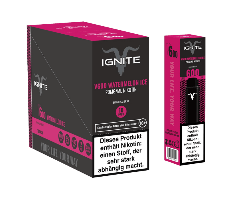 IGNITE - Watermelon Ice - Smokey-Dealz