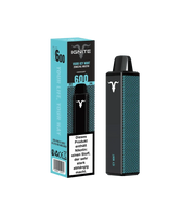 Ignite V600 Icy Mint Einweg-E-Zigarette mit 20mg/ml Nikotin und blauer Verpackung