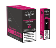 Ignite V600 Watermelon Ice Einweg-E-Zigarette mit 20mg/ml Nikotin, 600 Züge, Wassermelone-Aroma