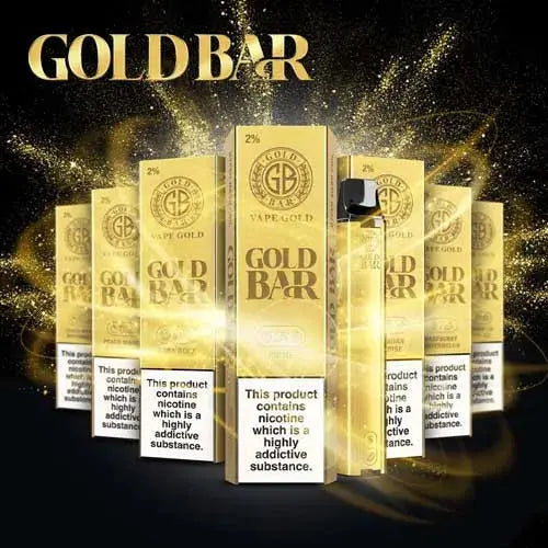 Vape Gold - GOLD BAR 600 - NS20mg - Einweg Pod Gold Bar