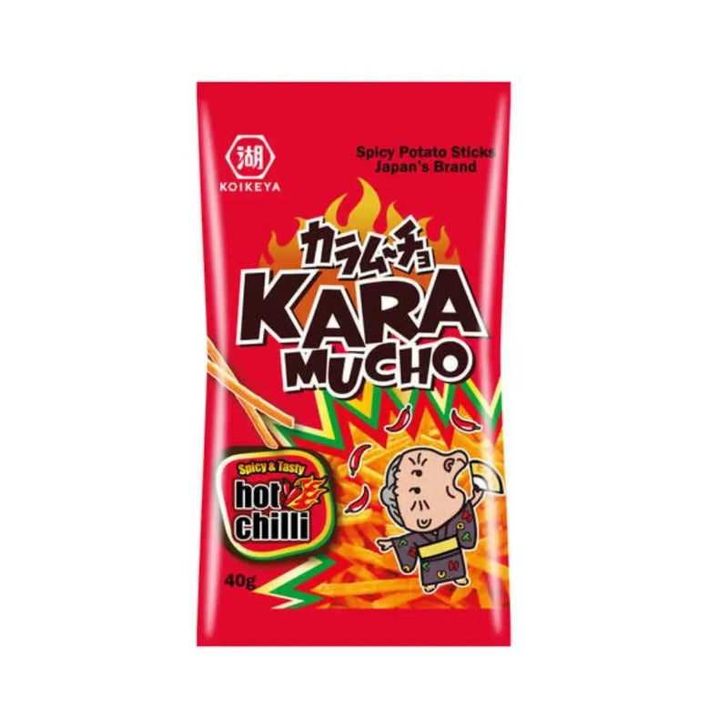 Karamucho Hot Chili Potato Sticks - 18 * 40 G. - Smokey-Dealz