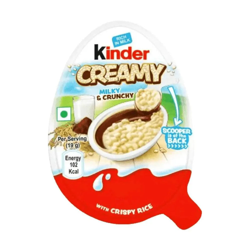 Kinder Creamy Milky & Crunchy 19,00 G. x 24 - Smokey-Dealz