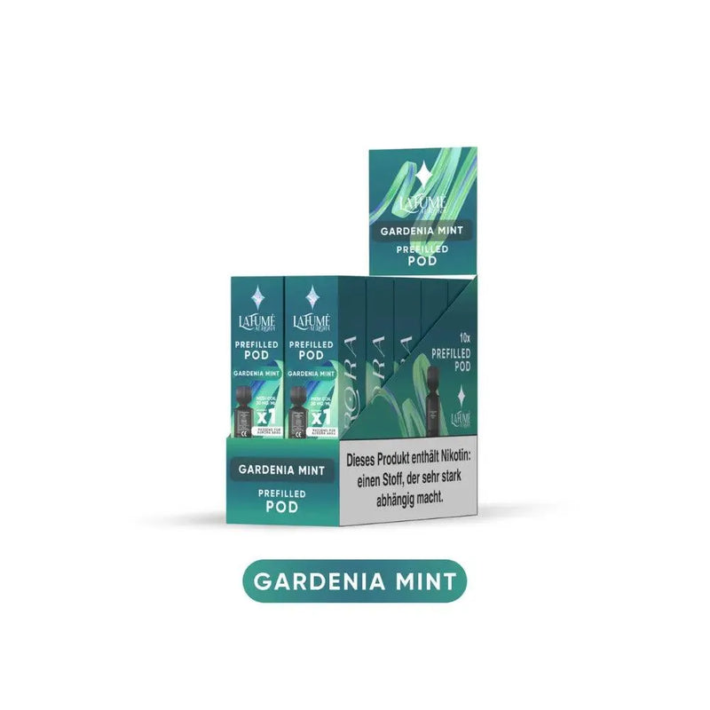 LaFume Aurora Gardenia Mint vorgefüllte Pod-Box mit Nikotinwarnung