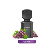 Schwarze LaFume Aurora Pod E-Zigarette mit Traubengeschmack und Trauben-Dekor