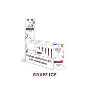 Latumé Cuatro Grape Ice vorgefüllte Pods mit Warnhinweis auf Nikotingehalt, 10er Pack