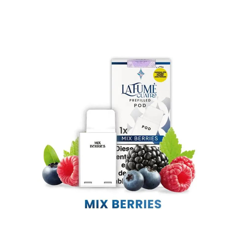 Lafumé Cuatro Mix Berries vorgefüllte Pod mit Brombeeren, Himbeeren und Blaubeeren