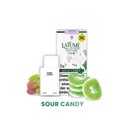 LaFumé Cuatro vorgeladener Pod Sour Candy mit grünem und rotem saurem Bonbon