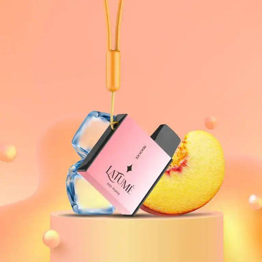 LA FUME Cuatro – Peach Ice - Smokey-Dealz