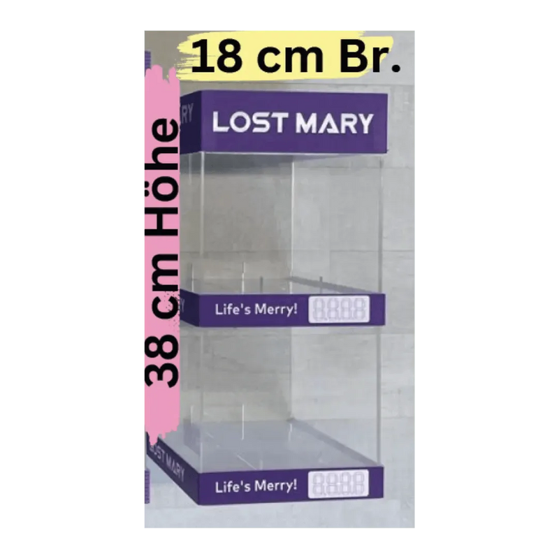 Lost-Mary Plexiglass Aufsteller Ab 1000€ netto Umsatz (ca 70 Stück Füllmenge) - Smokey-Dealz