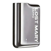 Lost Mary Tappo silbernes Edelstahl Basisgerät für E-Zigaretten, glänzend und kompakt
