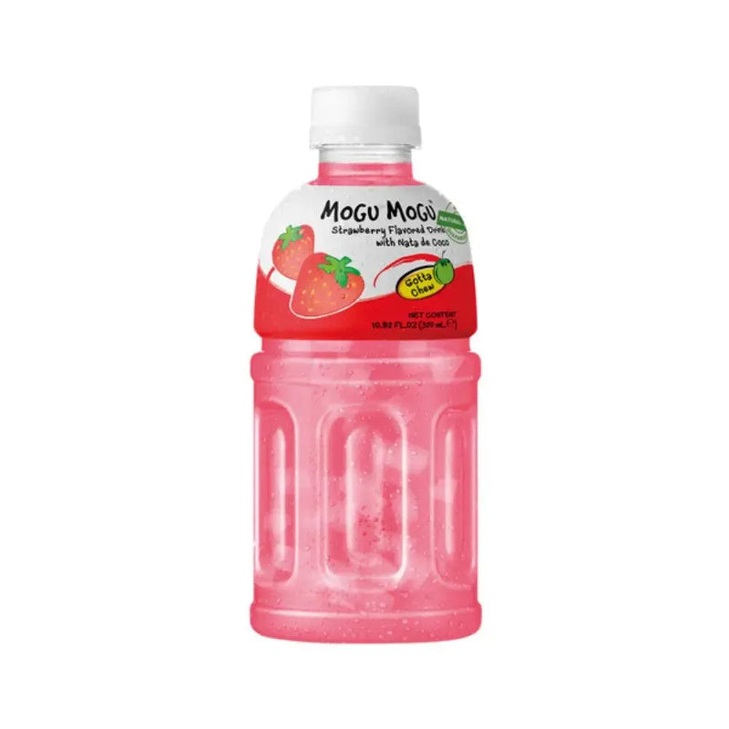 Mogu Mogu Strawberry Getränk Mit Nata De Coco - 6 * 320 ML. - Smokey-Dealz