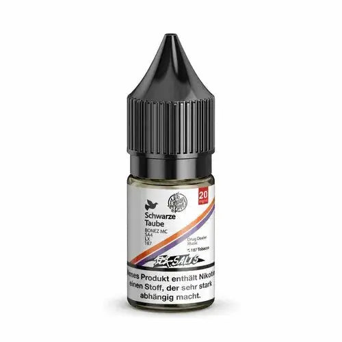 187 SALTS - SCHWARZE TAUBE - NIKOTINSALZ - 10ML - 20MG/ML // STEUERWARE - Smokey-Dealz