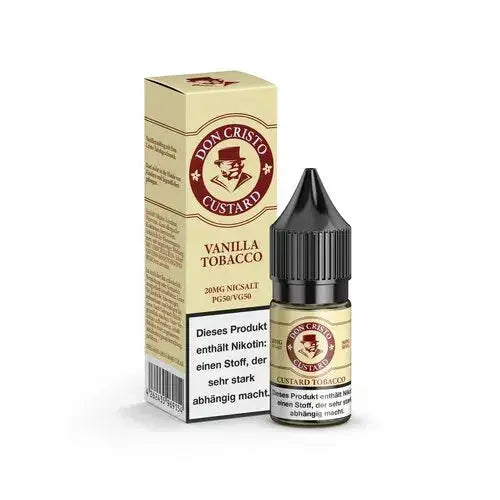 Don Cristo Custard Vanilla Tobacco Nikotinsalz 10ml E-Liquid mit 20mg Nikotin