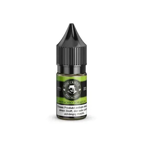 Don Cristo Pistachio Tabak Nikotinsalz E-Liquid 10ml Flasche mit Warnhinweis
