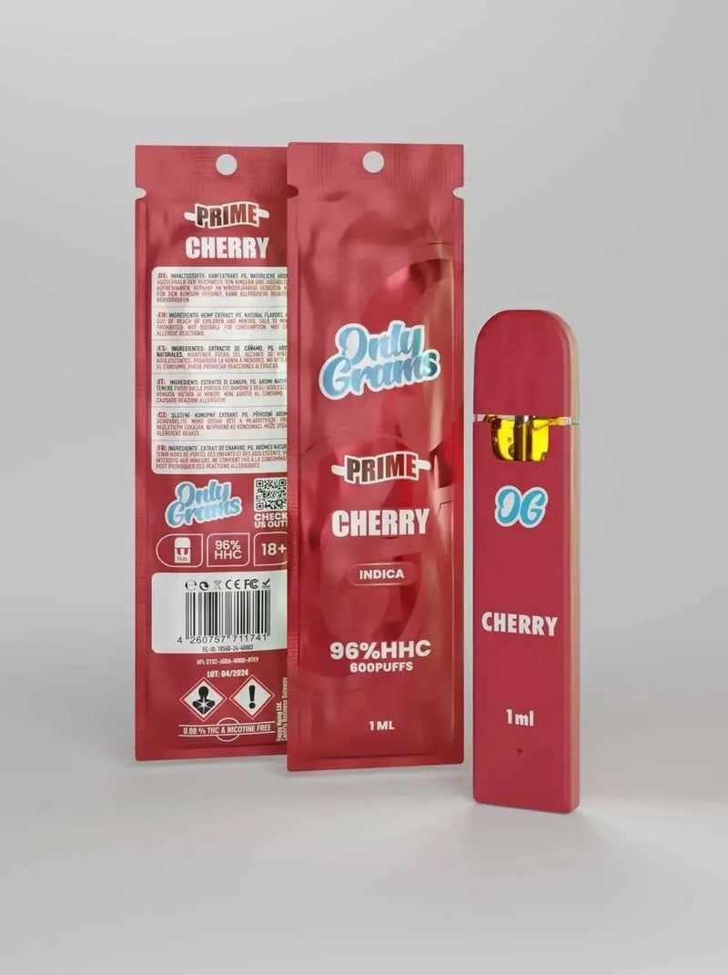 Only Grams 96% HHC - Cherry - INDICIA - Smokey-Dealz