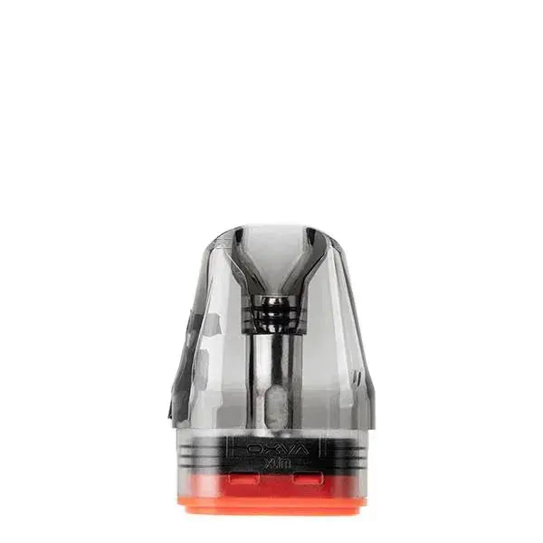 OXVA Xlim Top Fill Pod Tank klar mit schwarzem Mittelstück und rotem Boden, E-Zigaretten Zubehör