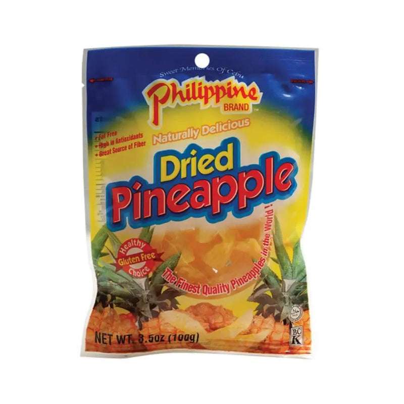 Philippine Brand getrocknete Ananas, glutenfrei, ballaststoffreich, 100g Verpackung