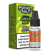 Pocket Salt Green NRJ Nikotinsalz Liquid 20mg/ml 10ml Flasche mit grüner Verpackung