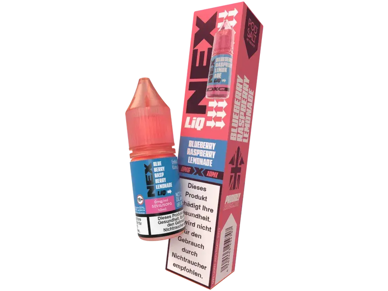 Pod Salt NexLiq Nikotinsalz Liquid 10 ml. - Blueberry Raspberry Lemonade Pod Salt