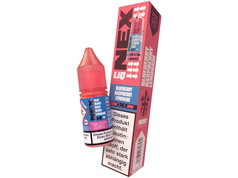 Pod Salt NexLiq Nikotinsalz Liquid 10 ml. - Blueberry Raspberry Lemonade Pod Salt