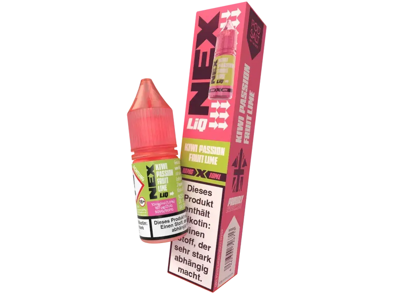 Pod Salt NexLiq Nikotinsalz Liquid 10 ml. - Kiwi Passionfruit Lime Pod Salt