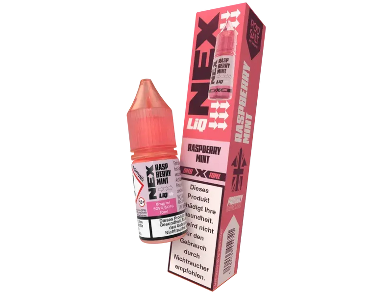 Pod Salt NexLiq Nikotinsalz Liquid 10 ml. - Raspberry Mint Pod Salt
