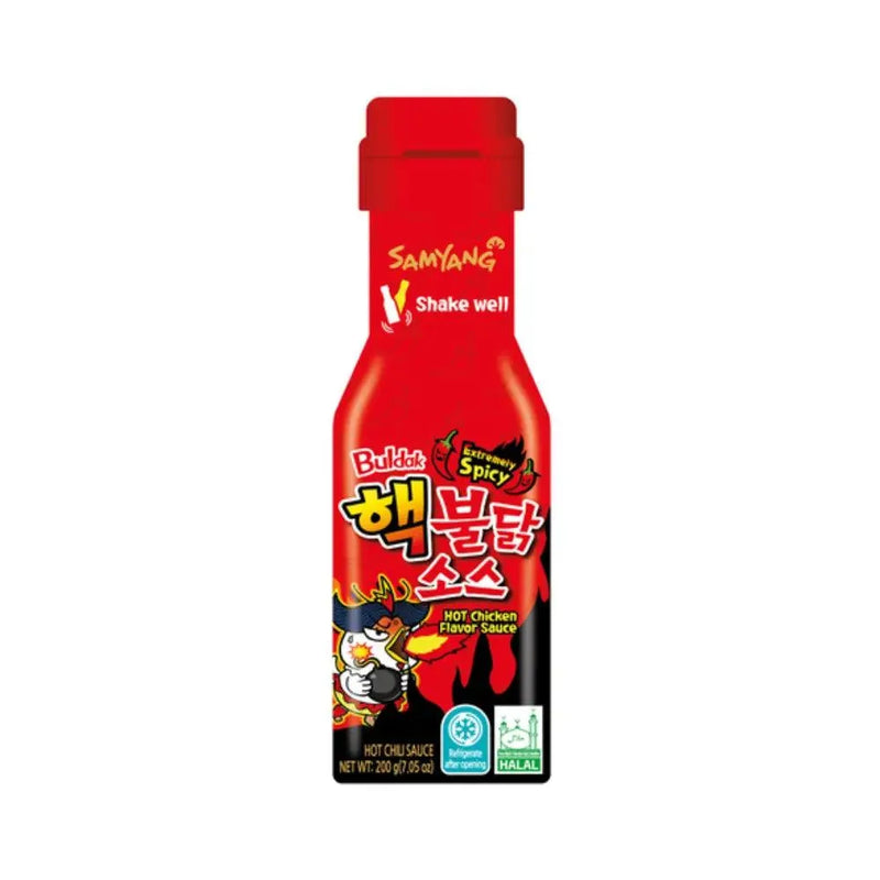 Samyang Buldak Sauce Extrem Hot Chicken 200ml Flasche - Smokey-Dealz