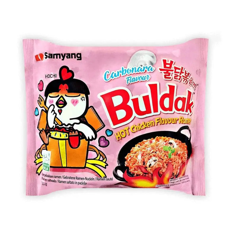 SAMYANG Instant Noodles Hot Chicken Carbo (8 * 5 a 130 G.) - Smokey-Dealz