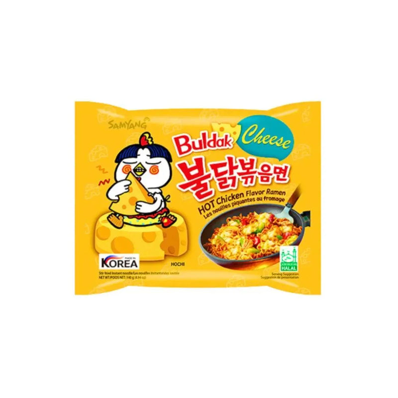 SAMYANG Instant Noodles Hot Chicken Ramen Cheese (8 * 5 a 140 G.) - Smokey-Dealz
