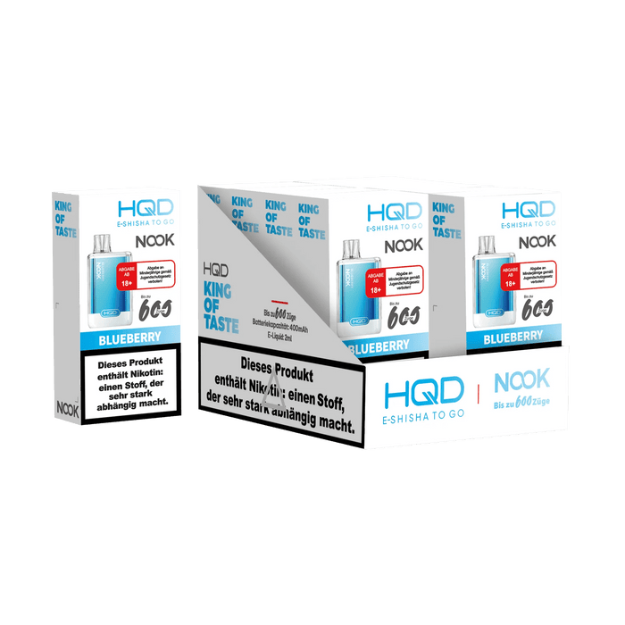 HQD Nook 600 - Blueberry - 18 mg - Smokey-Dealz