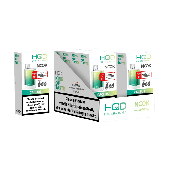 HQD Nook 600 - Cactus - 18 mg - Smokey-Dealz