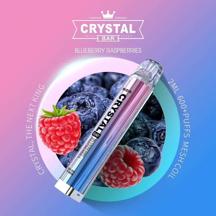 SKE Cystal Vape - Blueberry Raspberries - Smokey-Dealz