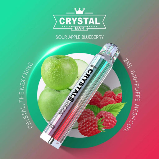 SKE Cystal Vape - Sour Apple Blueberry - Smokey-Dealz