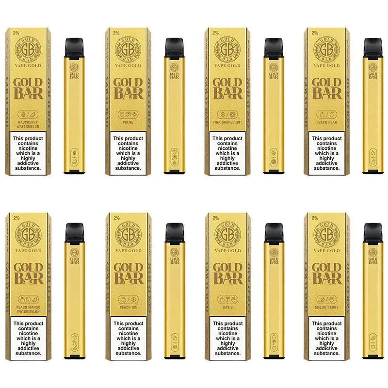 Vape Gold - GOLD BAR 600 - NS20mg - Einweg Pod Gold Bar