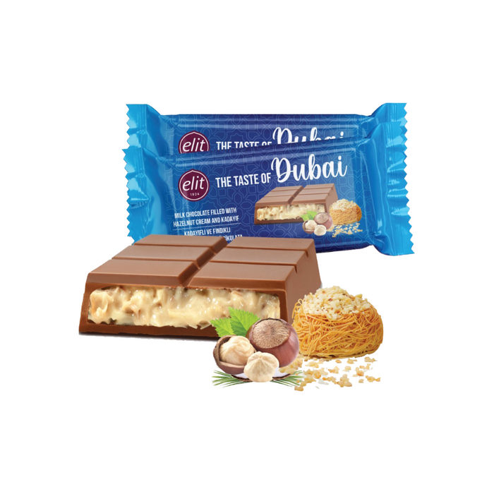 Dubai Schokolade Hazelnut Cream Edition - 90 Gramm - 12 Tafeln