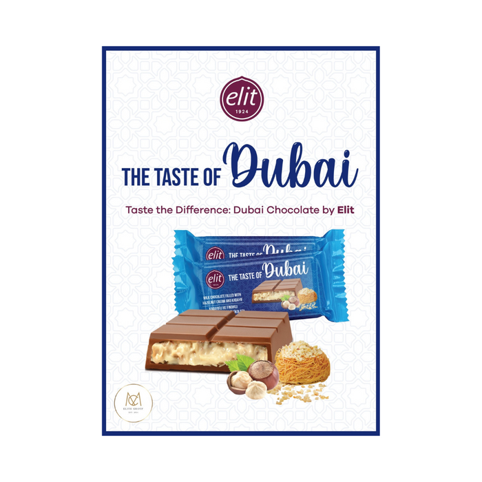 Dubai Schokolade Hazelnut Cream Edition - 90 Gramm - 12 Tafeln